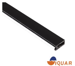 Tubo Aluminio Negro 3 Metros