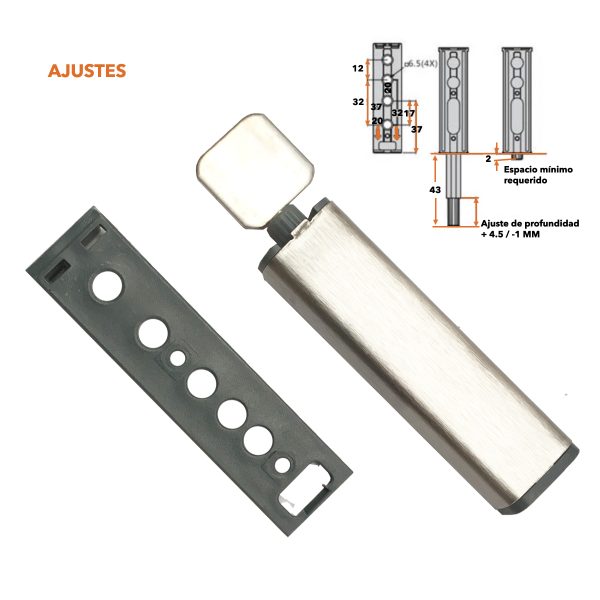 Bisagra Push Open con Pistón. - Imagen 6