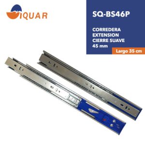 Corredera Extensión de Push Open 45mm ZINCADO 1.2/1.2/1.4mm 35CM