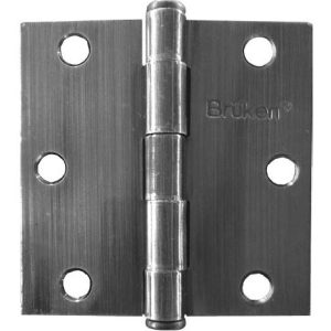 Bisagra Libro Bruken Niquel 3x3